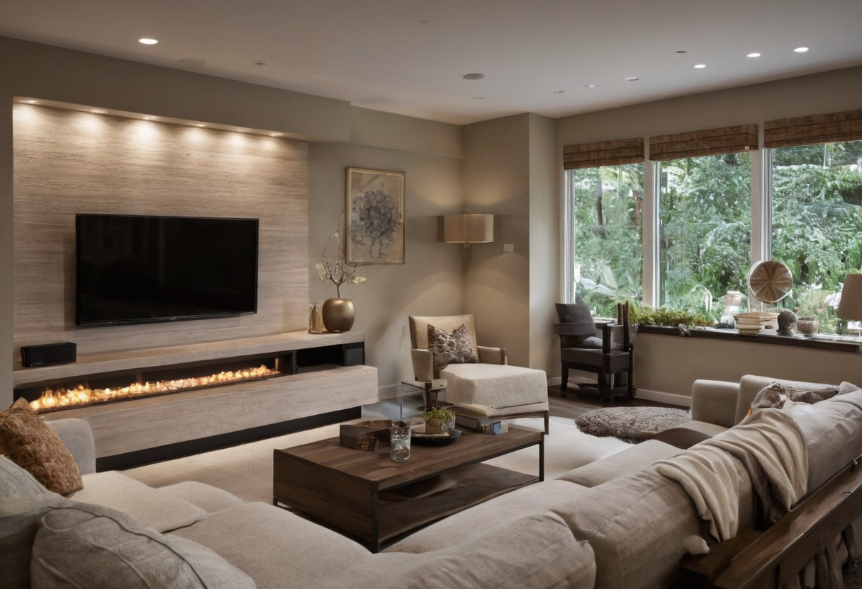 Luxury interior image showing Small, medium, and large living room furniture plans need different compromises