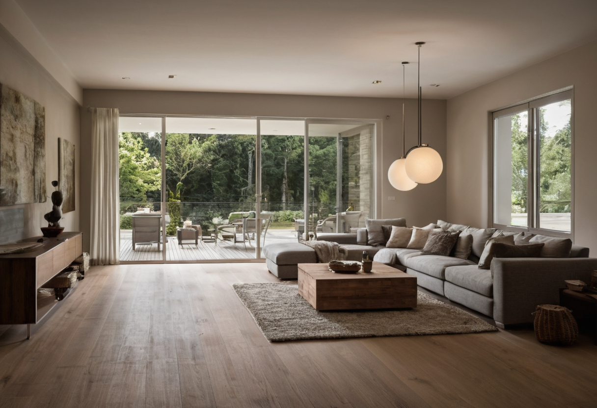 Beam spread, aiming, and reflected glare determine whether living room light feels comfortable interior planning detail