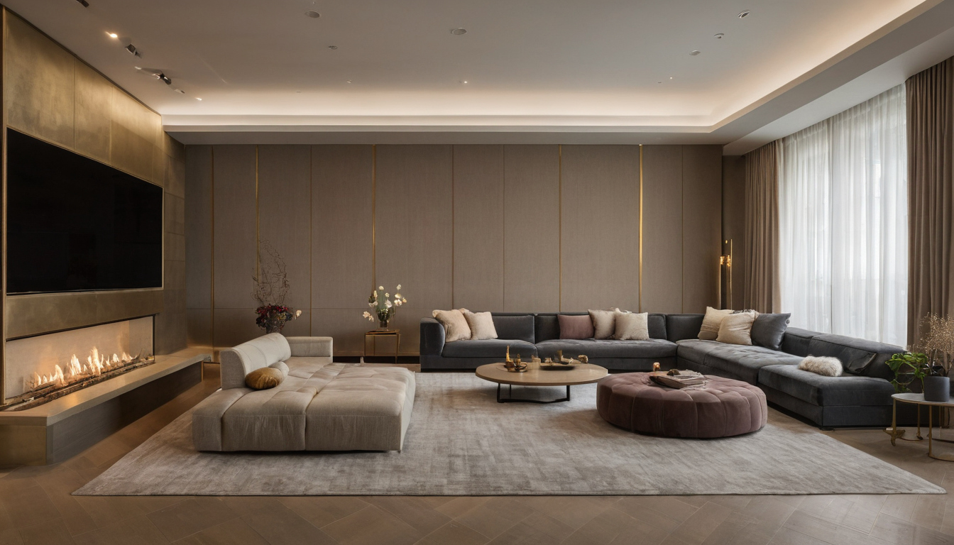 What does a complete luxury living room design cost before art interior planning detail