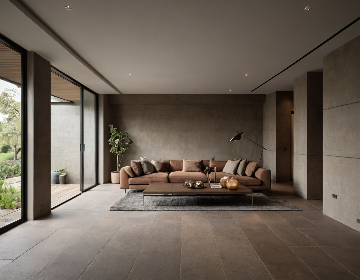 How can a client audit a high-end living room interior design proposal planning reference